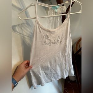 Bride tank top